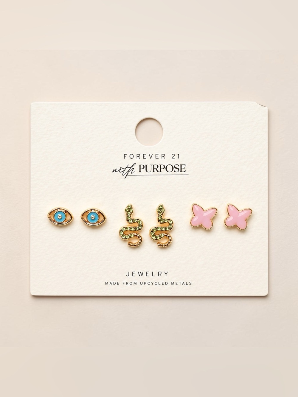 Forever 21 "With Purpose" Earring Set NWT